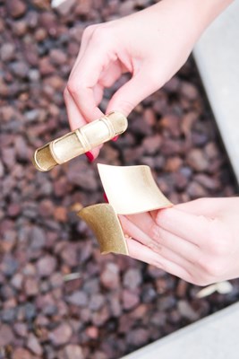 Mat Kalın Gold Kelepçe