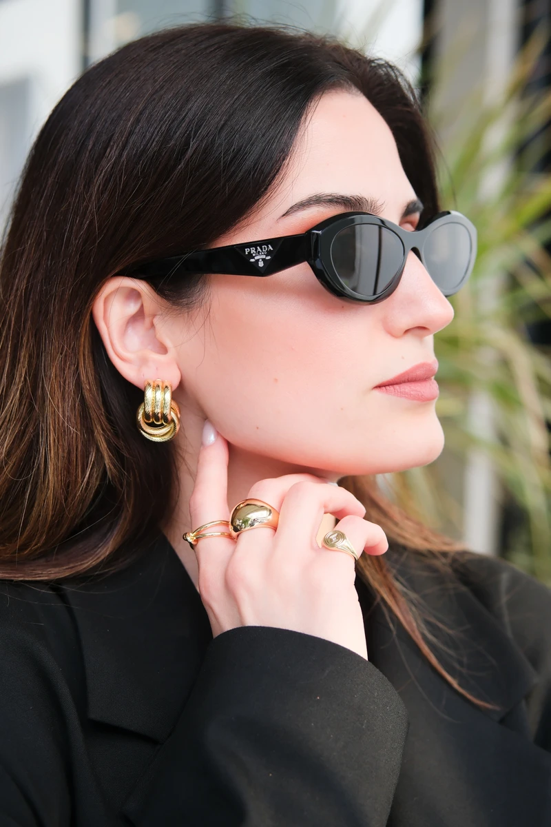 Üzeri Dokulu Düğüm Tasarım Küpe