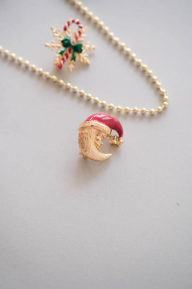 Yılbaşı Şapkalı Aydede Broş