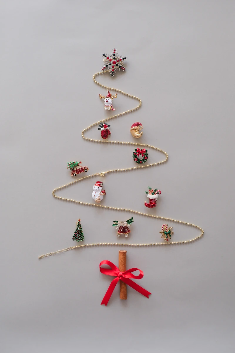 Yılbaşı Temalı Geyik Broş