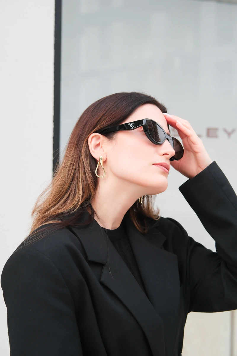 Sarmal Tasarım Gold Küpe