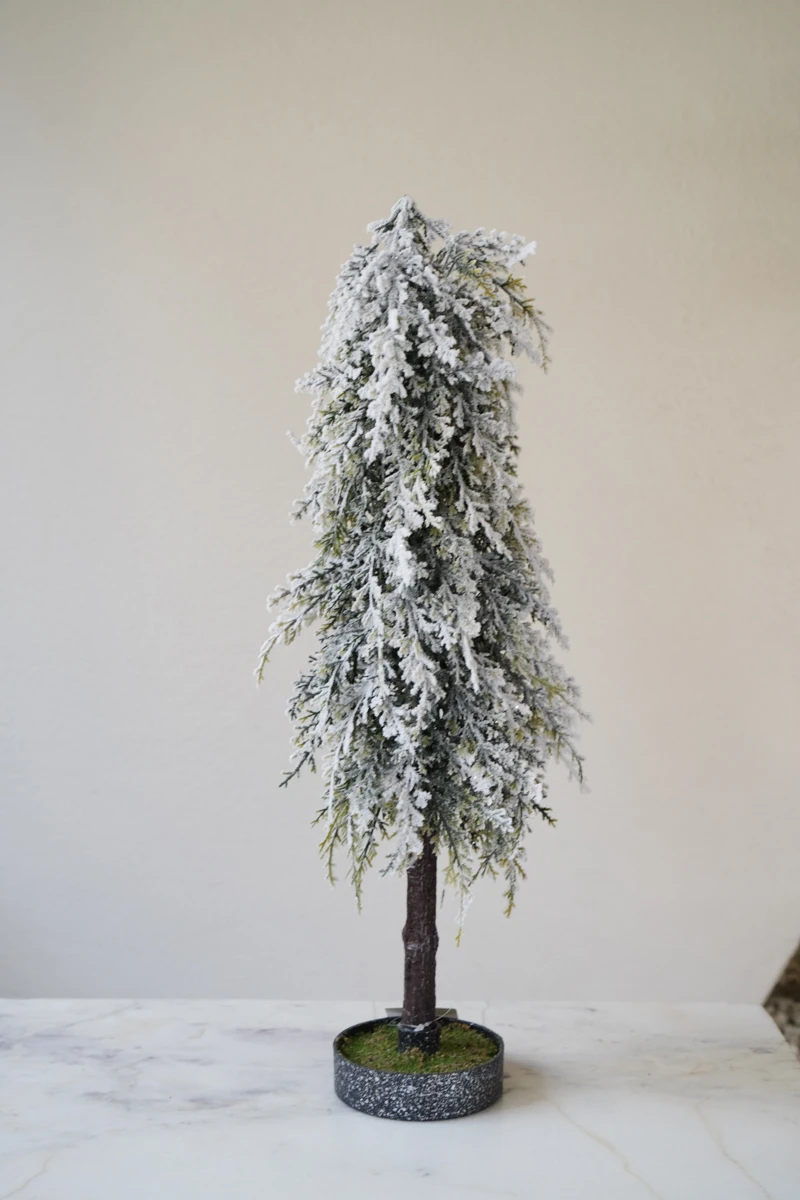60cm Karlı Ağaç