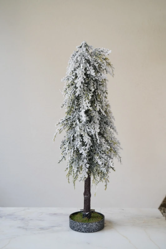 60cm Karlı Ağaç