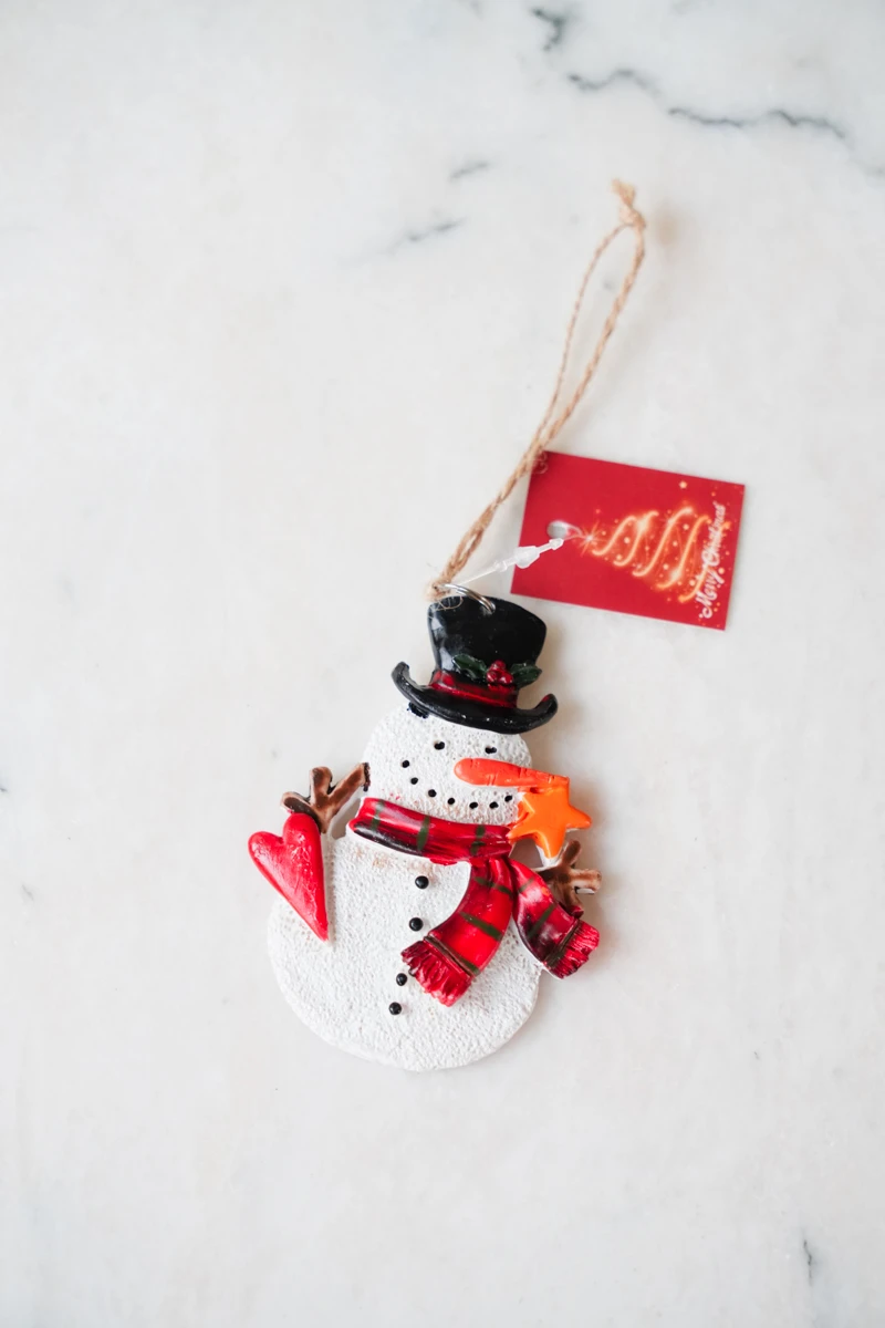 Şapkalı Kardan Adam Anahtarlık