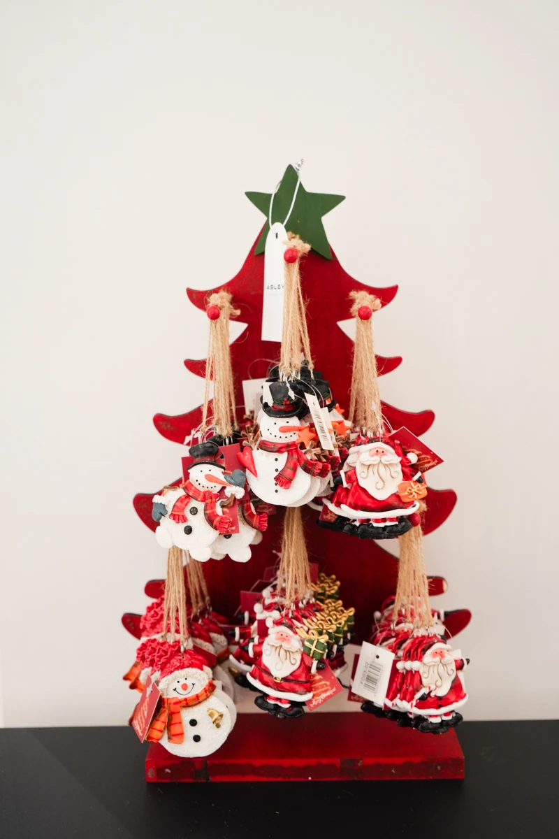 Yeşil Hediyeli Noel Baba Anahtarlık