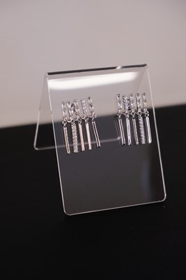 Baget Taş ve Taşlı Çoklu Görünüm Küpe