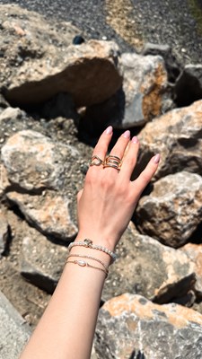 Kalp Detaylı İnci Bileklik