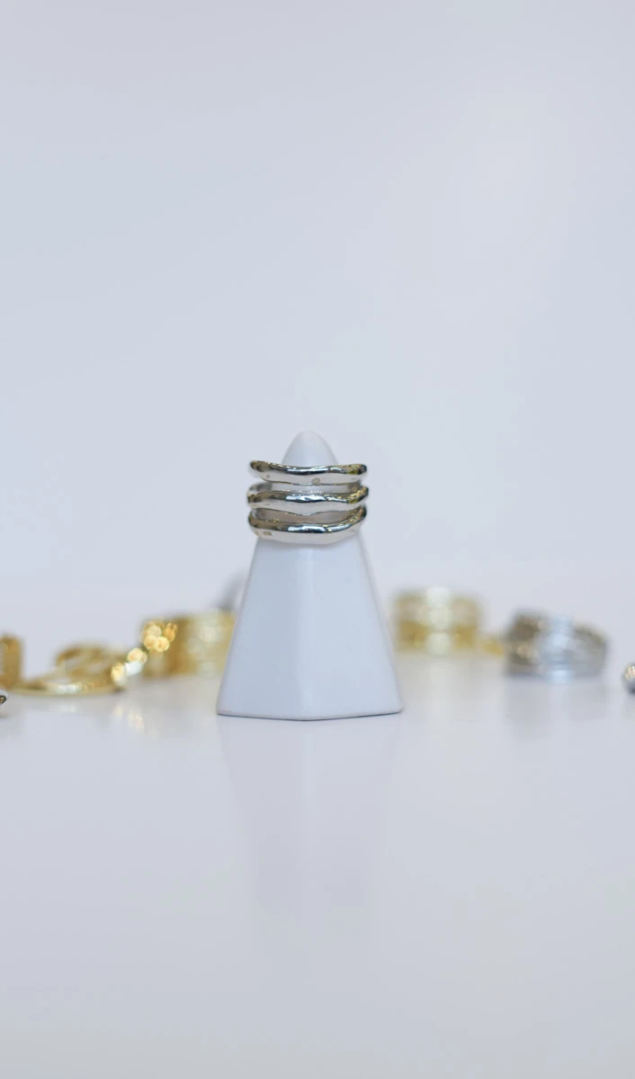 Metal Üçlü Görünüm Ayarlanabilir Yüzük